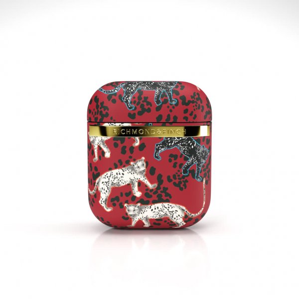 Richmond & Finch AirPods (1/2) Skal Samba Red Leopard