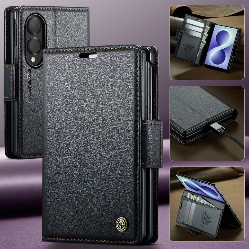 CaseMe Samsung Galaxy Z Fold 8 Fodral 023 Series Svart