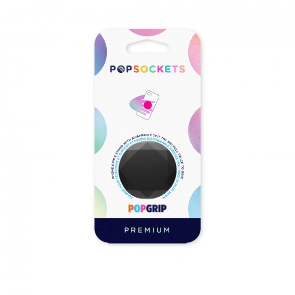 Popsockets PopGrip Metallic Diamond Black