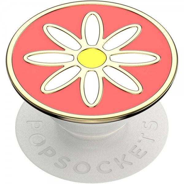 Popsockets PopGrip Enamel Quaint Daisy Coral