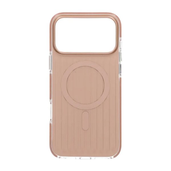 iPhone 17 Pro Max Skal Korrugerad MagSafe Ljusbrun