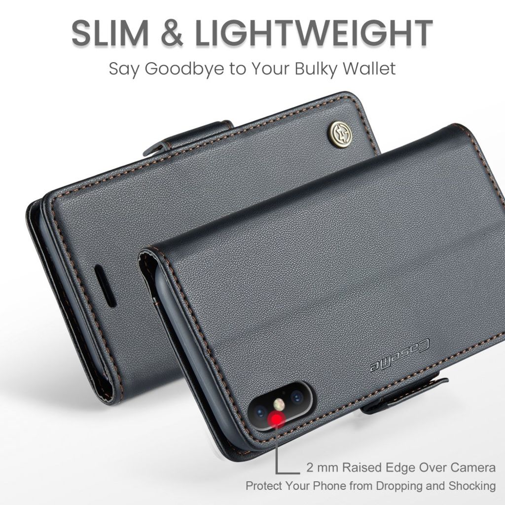 CaseMe iPhone Xs Max Fodral 023 Series Svart