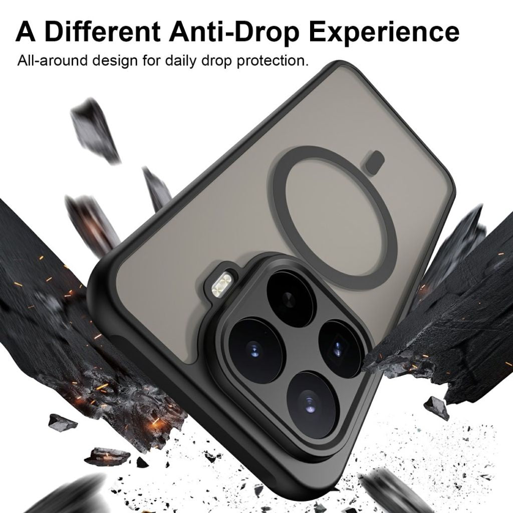 Xiaomi 17T Pro Skal Frostad MagSafe Svart