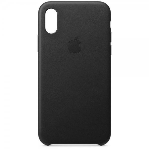 Apple Original Läderskal till iPhone X/Xs Svart