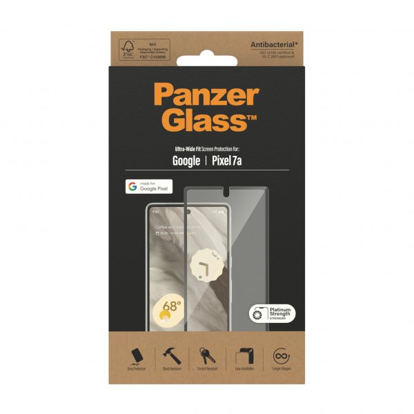 PanzerGlass Google Pixel 7a Skärmskydd Ultra Wide Fit