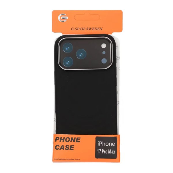 iPhone 17 Pro Max Skal Silikon MagSafe Svart