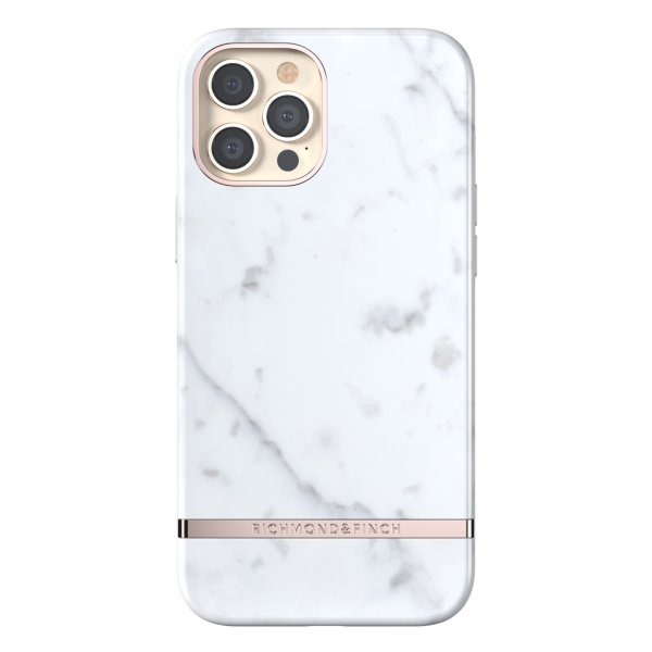 Richmond & Finch iPhone 12 Pro Max Skal White Marble