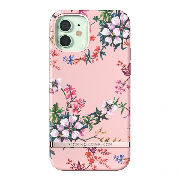 Richmond & Finch iPhone 12/iPhone 12 Pro Skal Pink Blooms