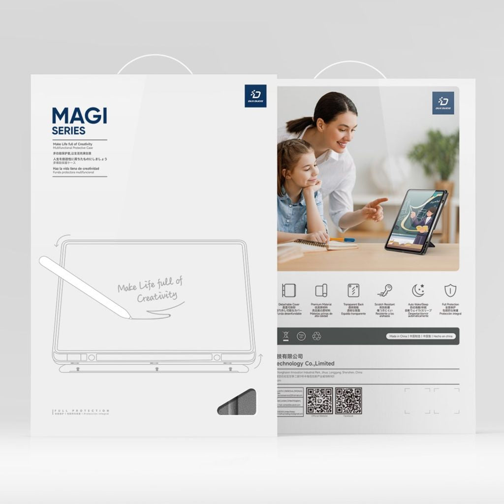 Dux Ducis Samsung Galaxy Tab S11 Ultra/S12 Ultra Fodral Magi Series Grå
