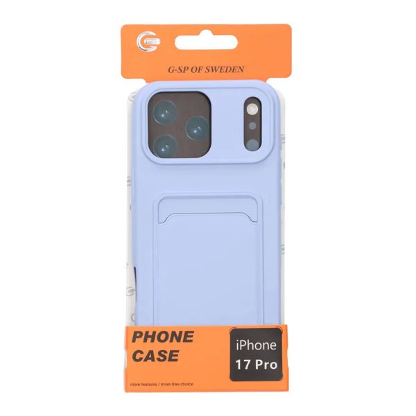 iPhone 17 Pro Skal Korthållare Lila
