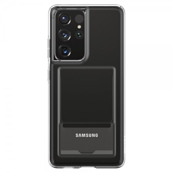 Spigen Samsung Galaxy S21 Ultra Skal Crystal Slot Crystal Clear
