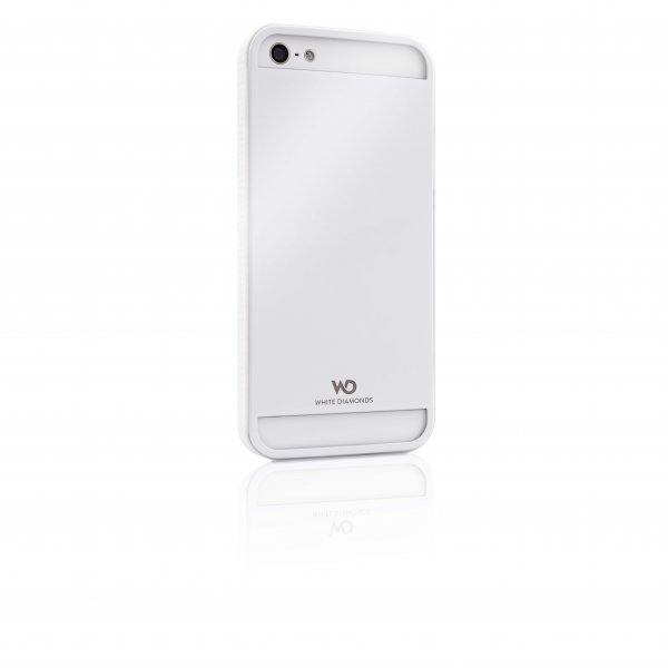 White Diamonds iPhone 5/5S/SE 2016 Skal Metal Vit
