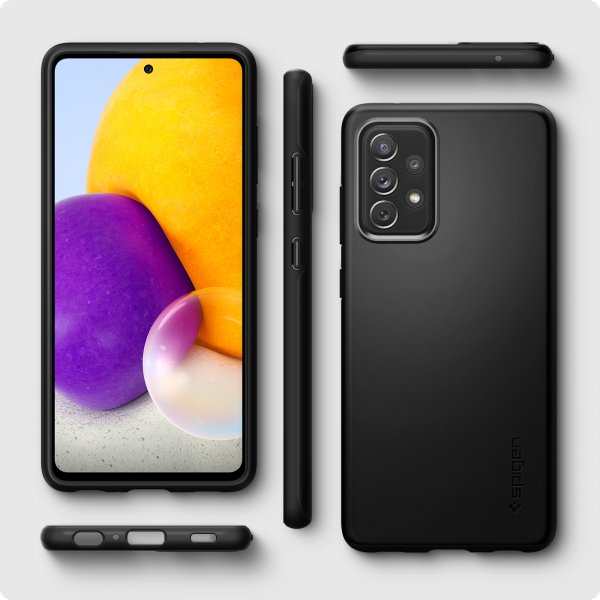 Spigen Samsung Galaxy A72 Skal Thin Fit Svart