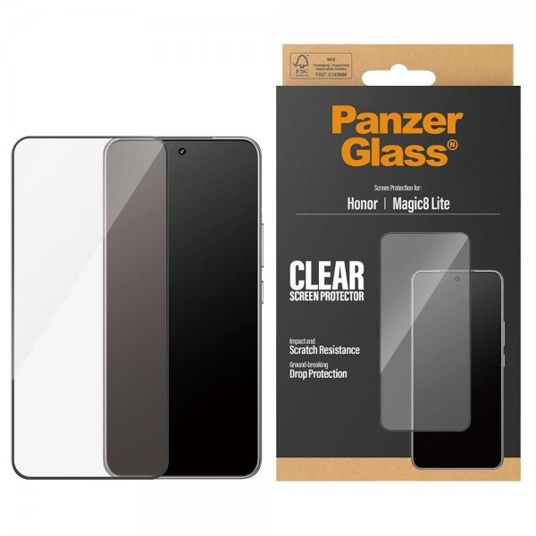 PanzerGlass Honor Magic 8 Lite Skärmskydd Ultra-Wide Fit