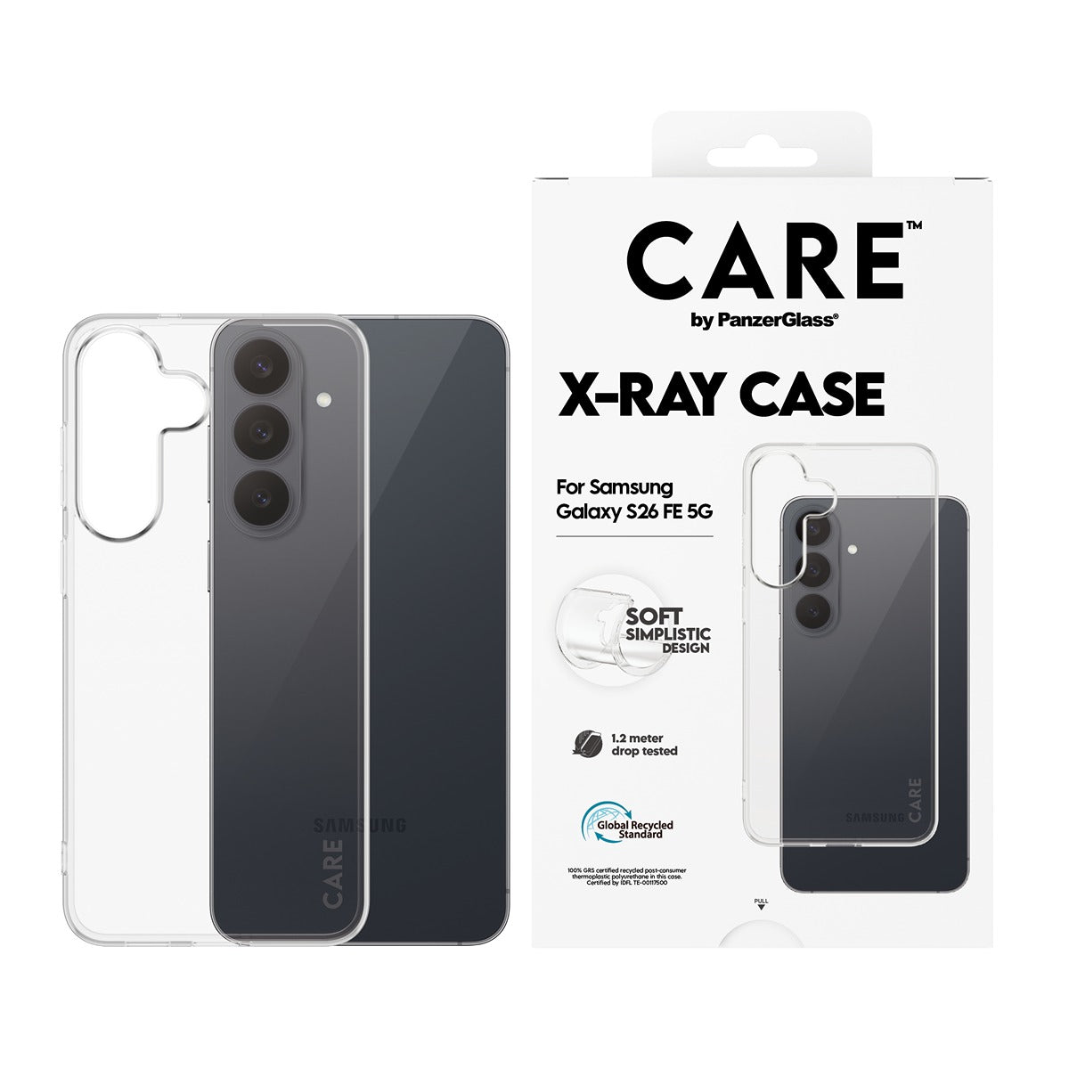 CARE by PanzerGlass Samsung Galaxy S26 FE Skal X-Ray Transparent