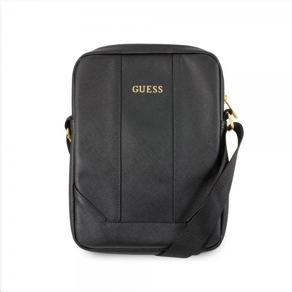 Guess Väska Saffiano Tablet Bag 10 tum Svart