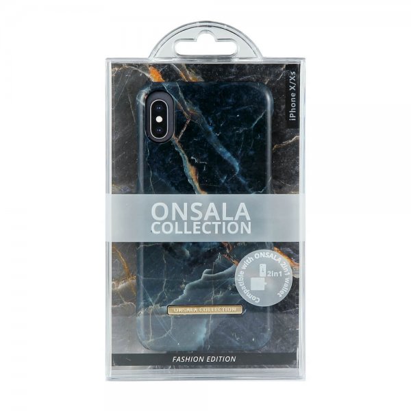Onsala iPhone X/Xs Skal Fashion Edition Grey Marble