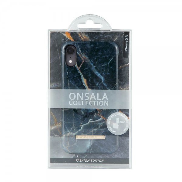 Onsala iPhone Xr Skal Fashion Edition Grey Marble