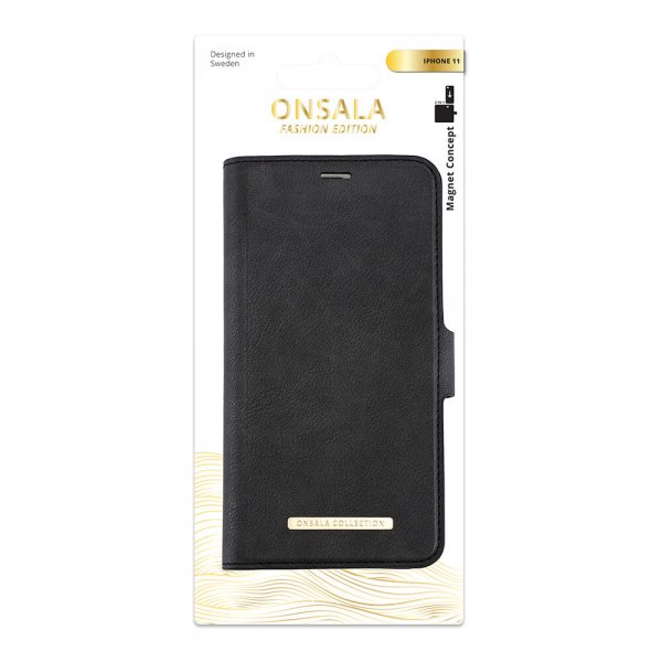 Onsala iPhone 11 Fodral Fashion Edition Löstagbart Skal Midnight Black