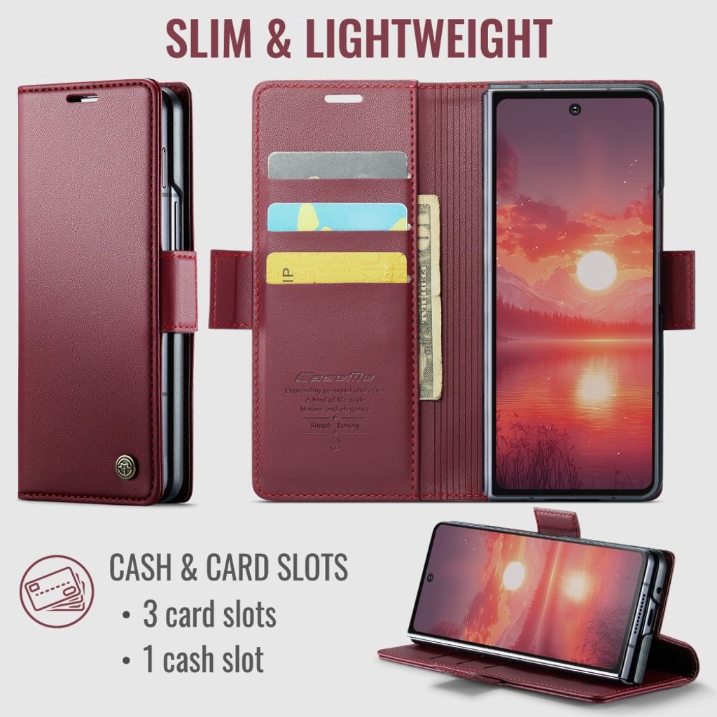CaseMe Samsung Galaxy Z Fold 8 Ultra Fodral 023 Series Röd