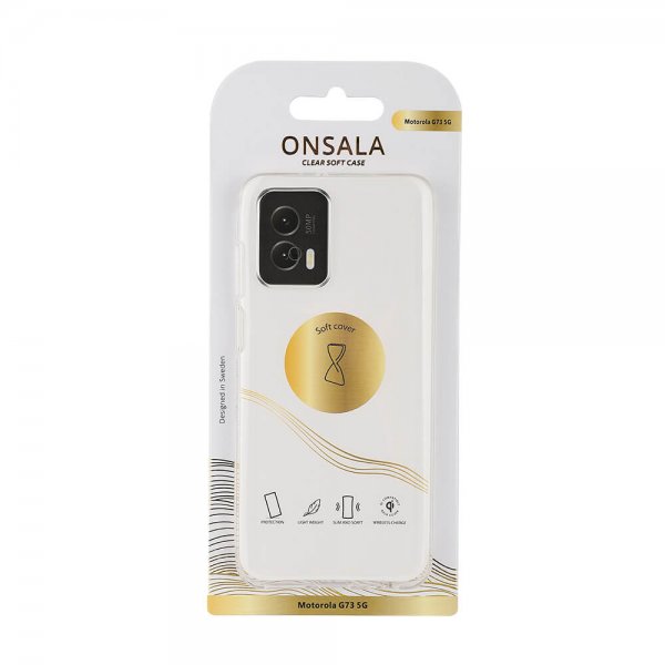 Onsala Motorola Moto G73 5G Skal Återvunnen TPU Transparent