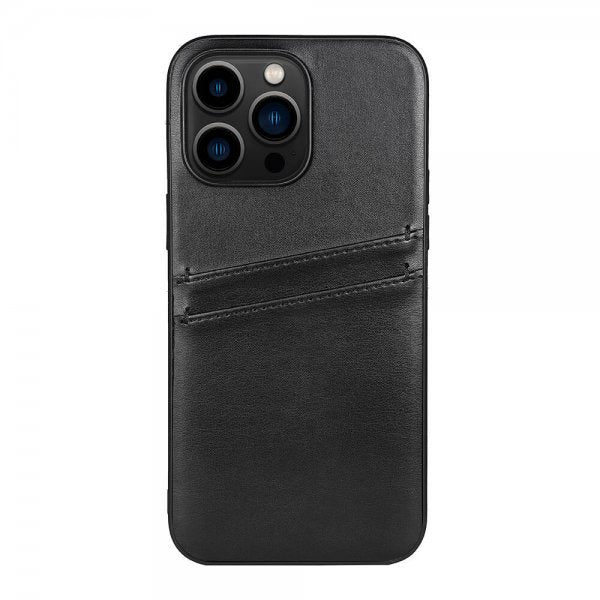 Buffalo iPhone 14 Pro Max Skal Backcover with Card Slots Svart