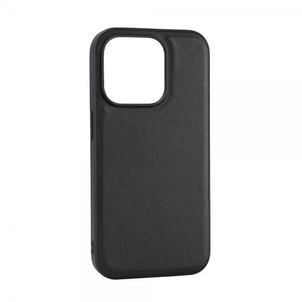 Buffalo iPhone 15 Pro Skal PU MagSeries Svart