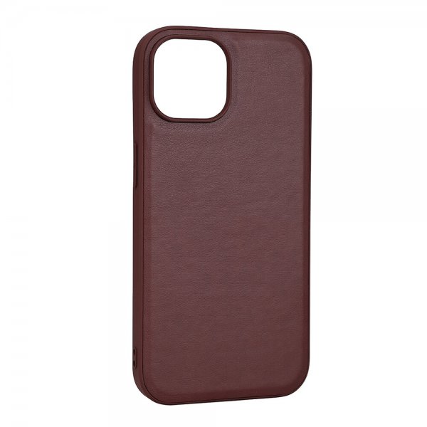 Buffalo iPhone 15 Skal PU MagSeries Brun