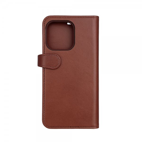 Buffalo iPhone 15 Pro Max Fodral 3 Kortfack Löstagbart Skal MagSeries Brun