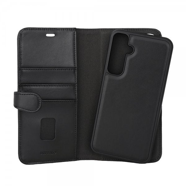 Buffalo Samsung Galaxy S23 FE Fodral 2-in-1 Detachable Wallet Svart