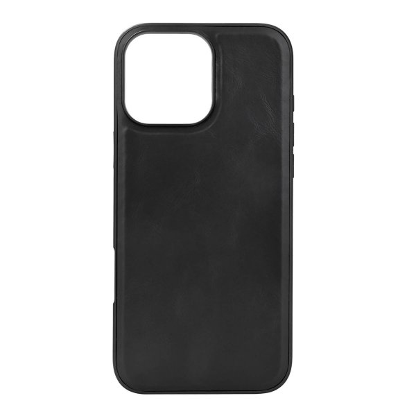 Buffalo iPhone 16 Pro Max Skal Äkta läder MagSeries Svart