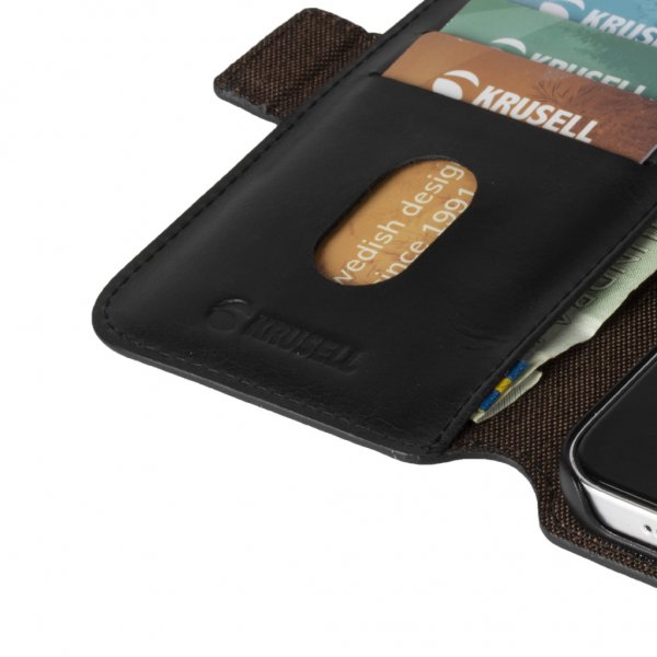Krusell Samsung Galaxy S21 Ultra Fodral Sunne PhoneWallet Vintage Black