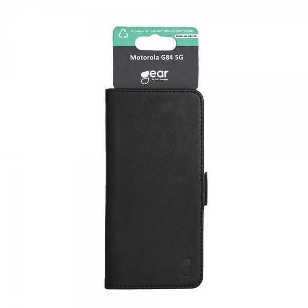 Gear Motorola Moto G84 Fodral 3 Kortfack Svart