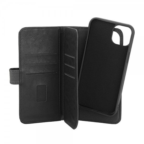 Gear iPhone 15 Plus Fodral 7 Kortfack Löstagbart Skal MagSeries Svart