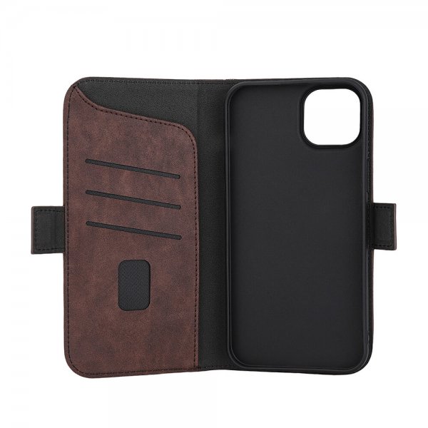 Gear iPhone 15 Plus Fodral 3 Kortfack MagSeries Brun
