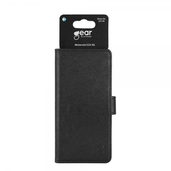 Gear Motorola Moto e22i Fodral 3 Kortfack Svart