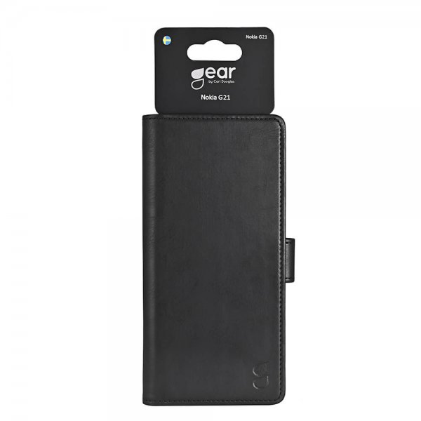 Gear Nokia G21 Fodral 3 Kortfack Svart
