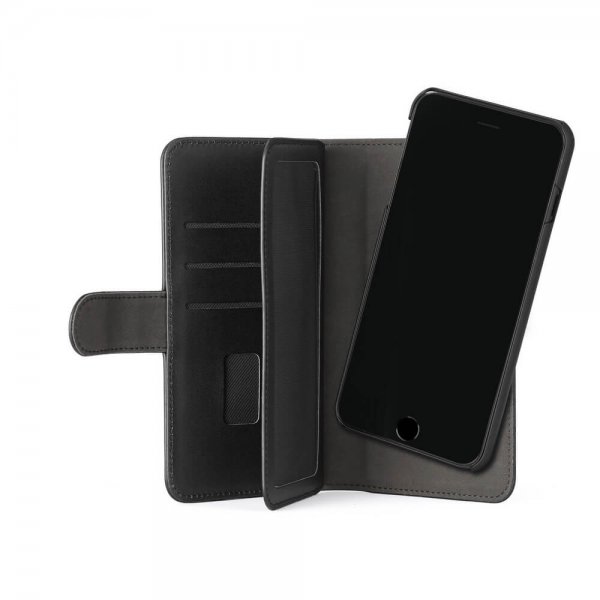 Gear iPhone 11 Fodral 7 Kortfack Löstagbart Skal Svart