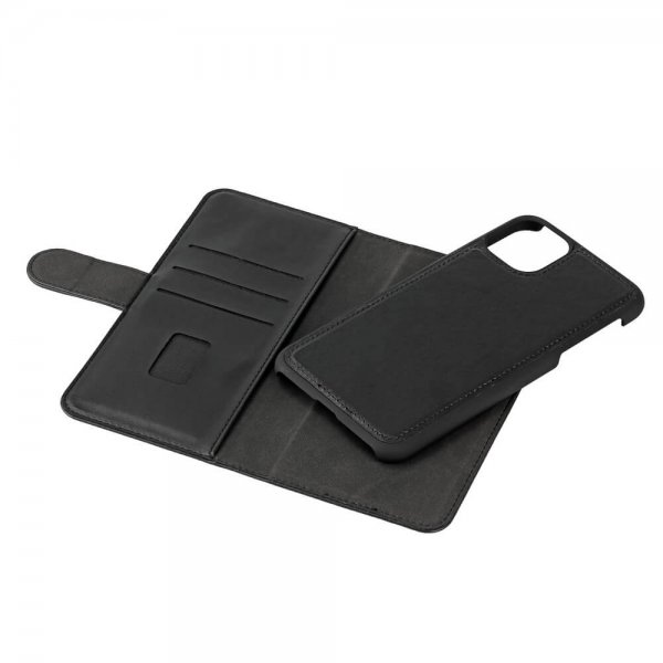 Gear iPhone 11 Pro Max Fodral 3 Kortfack Löstagbart Skal Svart