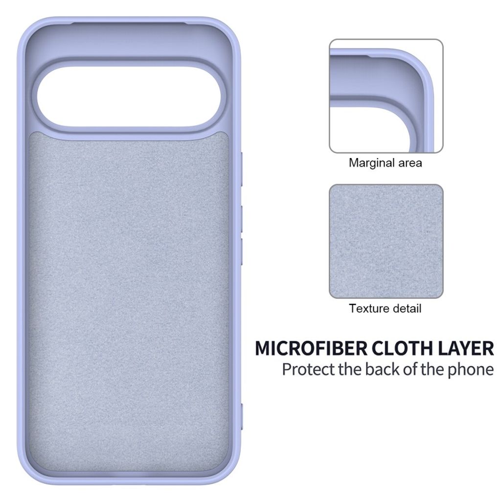 Google Pixel 11 Pro XL Skal med Strap Silikon Lila