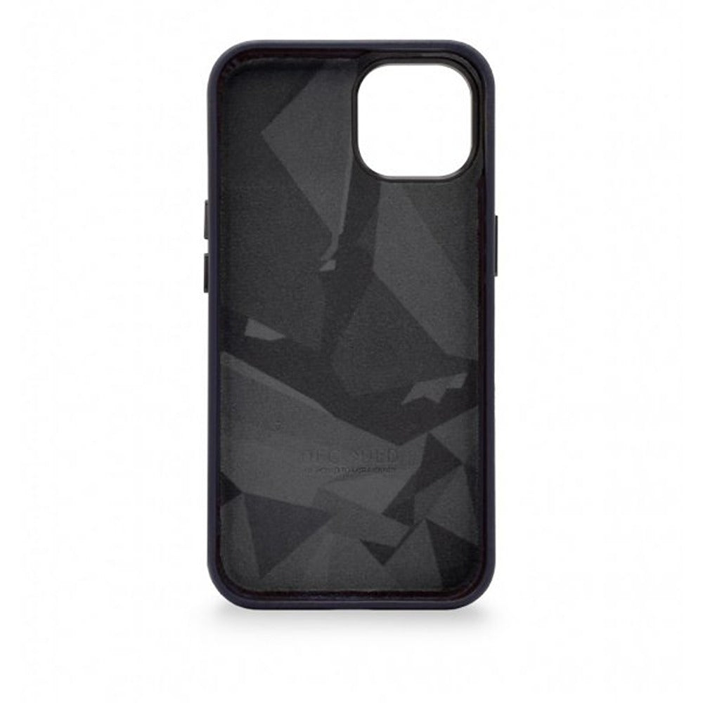 Decoded iPhone 14 Plus Skal Leather Backcover Navy