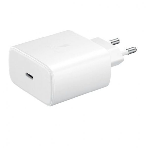 Samsung Original Väggladdare 45W med USB-C till USB-C-kabel Vit