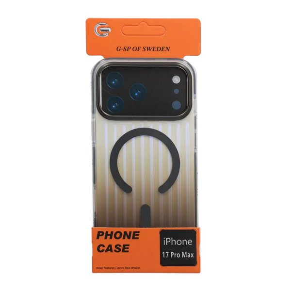 iPhone 17 Pro Max Skal Korrugerad MagSafe Grå