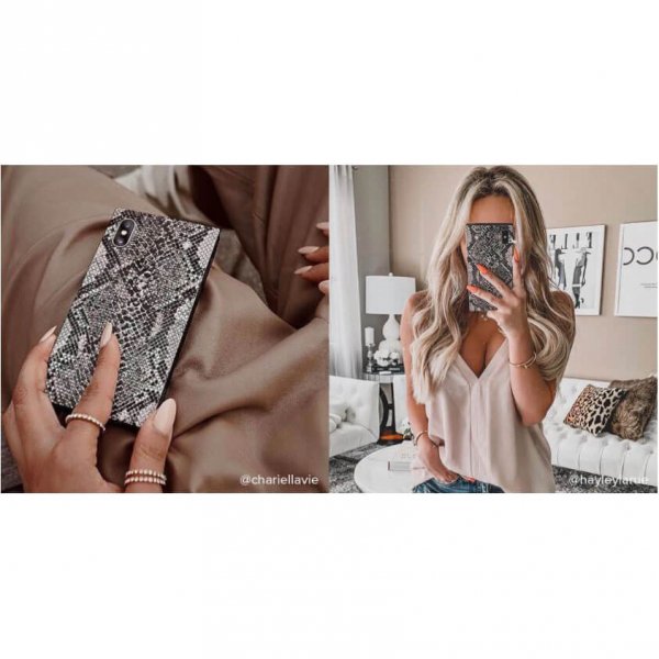 iDecoz iPhone 11 Pro Max Skal Square Case Python