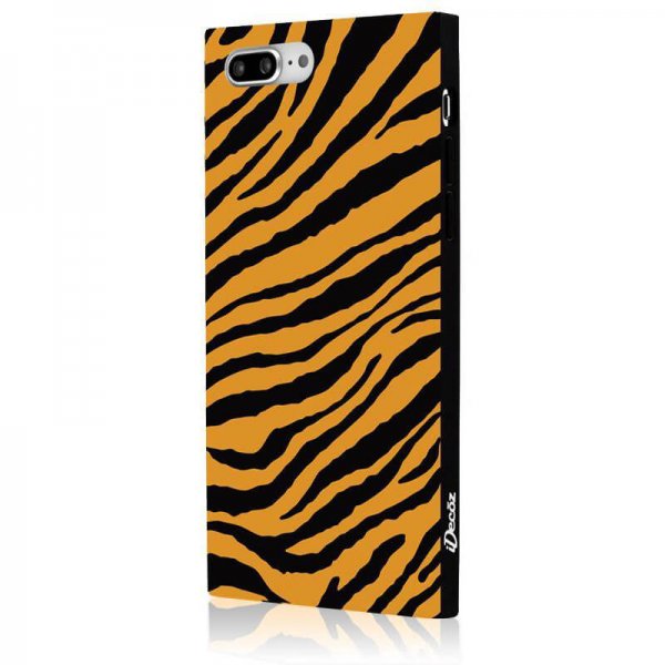 iDecoz iPhone 7 Plus/iPhone 8 Plus Skal Square Case Tiger