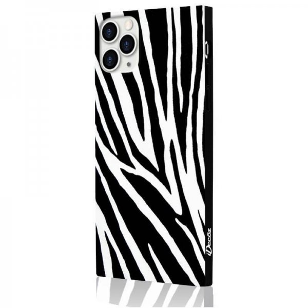 iDecoz iPhone 11 Pro Max Skal Square Case Zebra