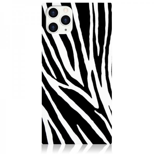 iDecoz iPhone 11 Pro Skal Square Case Zebra