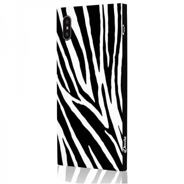 iDecoz iPhone Xs Max Skal Square Case Zebra