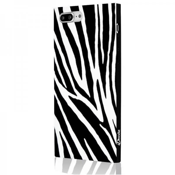 iDecoz iPhone 7 Plus/iPhone 8 Plus Skal Square Case Zebra