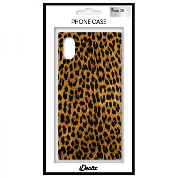 iDecoz iPhone Xr Skal Square Case Leopard